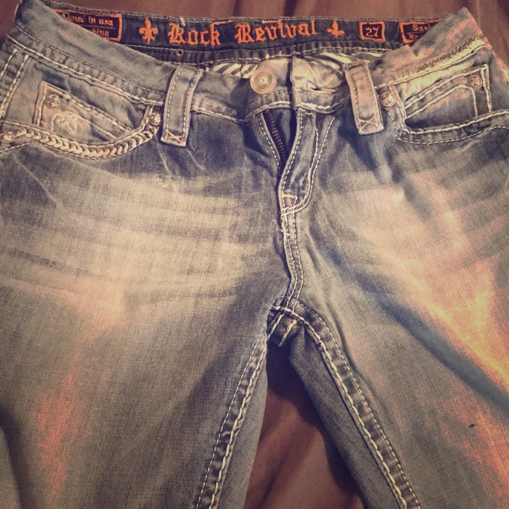Rock Revival Jeans. Size 27 Sasha East Boot